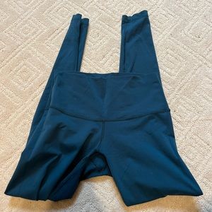 Navy teal Lululemon Align Tights